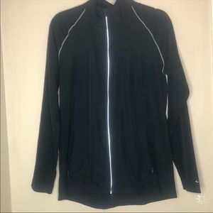 Champion Duo/Dry Black Reflective Thin Run Jacket